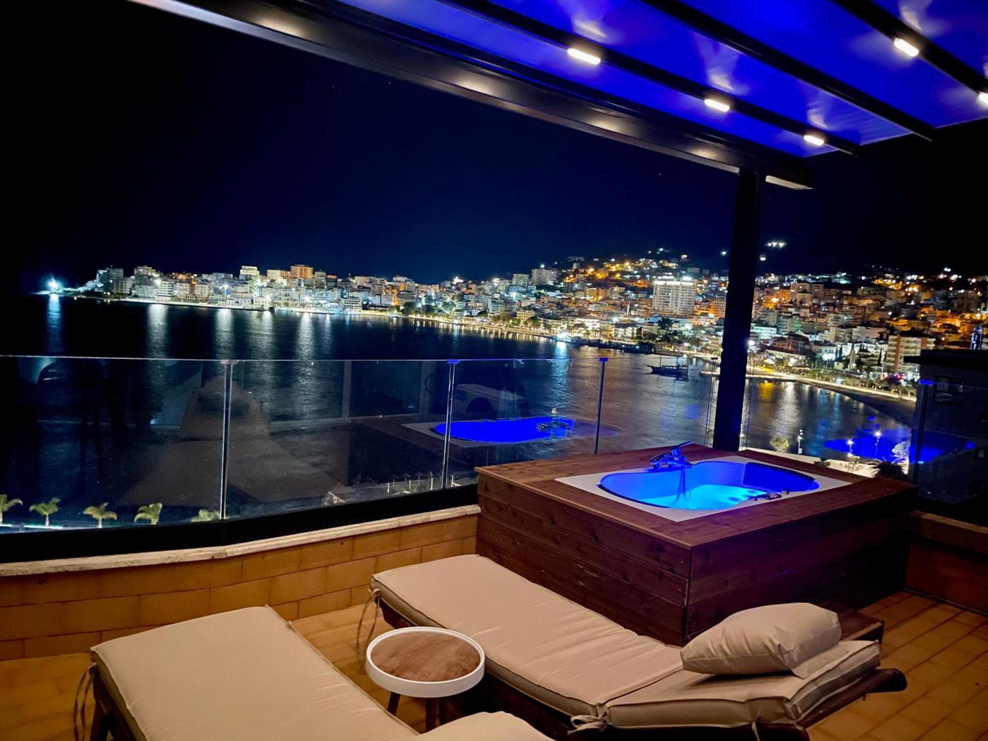 Апартаменты Seaview Golden Penthouse Саранда Экстерьер фото